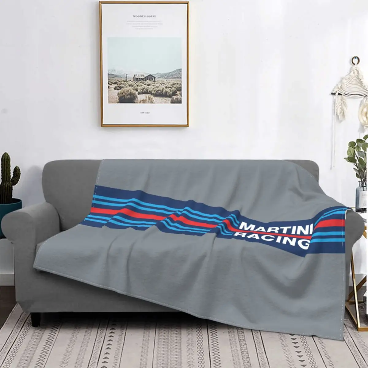 

I Racing Horizontal Stripe Air Conditioning Blanket Soft Warm Light Thin Blanket Lancia Delta Hf Integrate S4 Thema Stratos 037