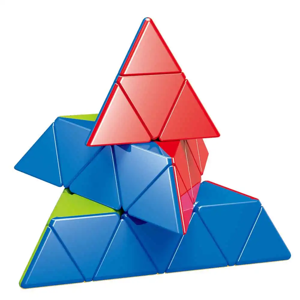 

FanXin 4x4x4 Pyramind Triangular 4 layer 3x3 2*2 duo pyraminx axis Magic Cube Puzzle baby kids toys