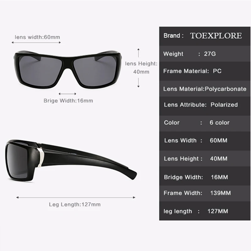 Мужские антибликовые поляризационные очки для вождения UV400|brand designer sunglasses|brand