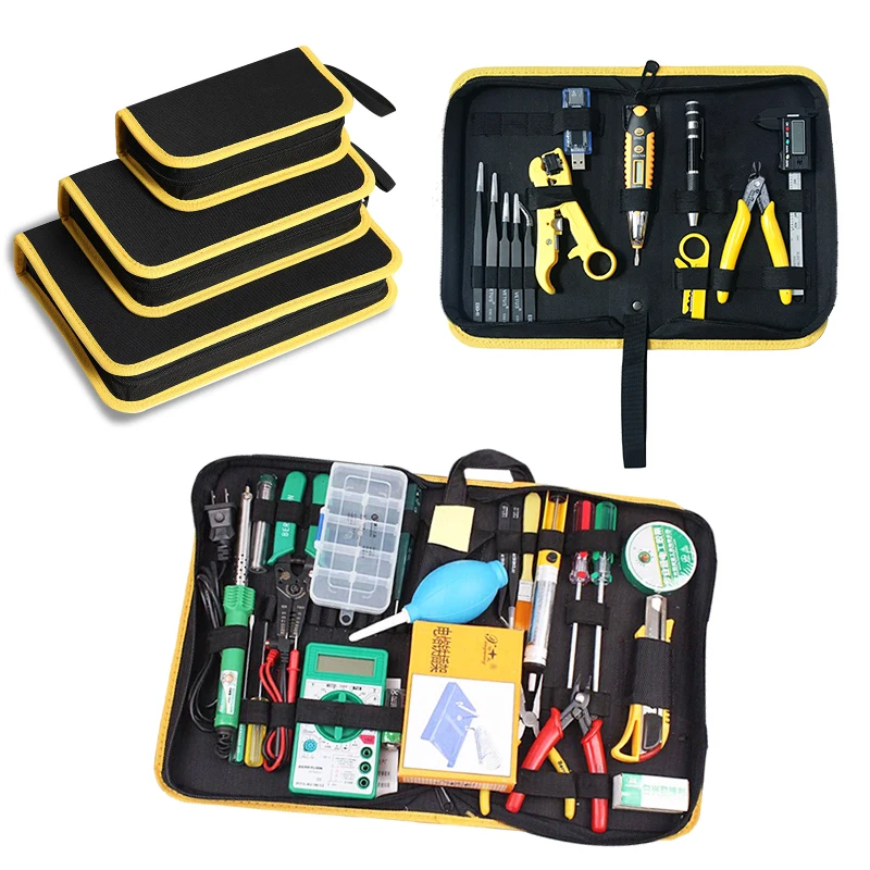 Tool Bag Multifunction Cloth Large Capacity Tools for Electrician Hardware Thickening Multimeter Hand | Инструменты