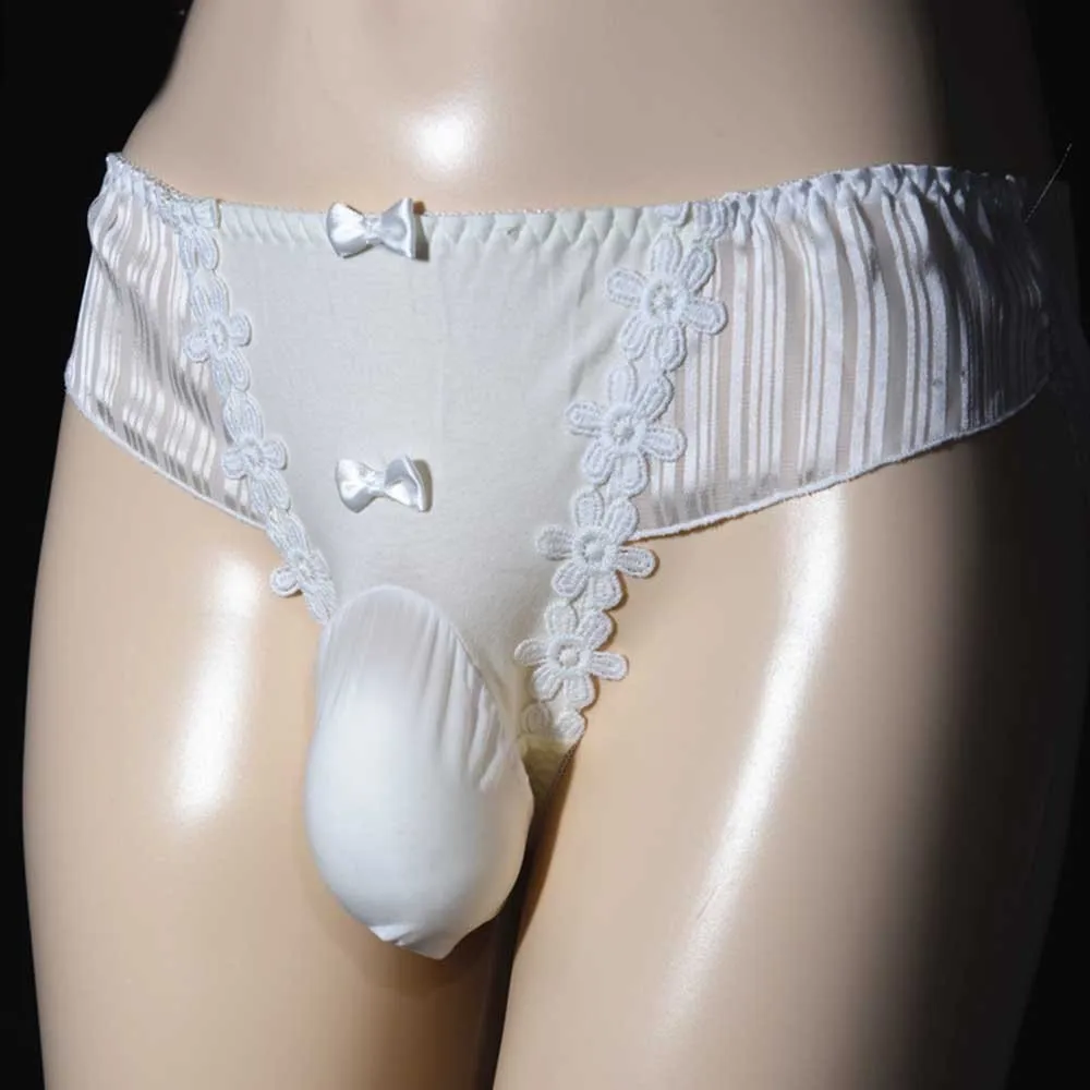 Мужские трусы слипы в бразильском стиле синие кружевные бикини стринги танга