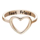 Женское кольцо с надписью Love, изысканное тонкое ювелирное изделие, аксессуары для друзей, маленькие свежие кольца 2021