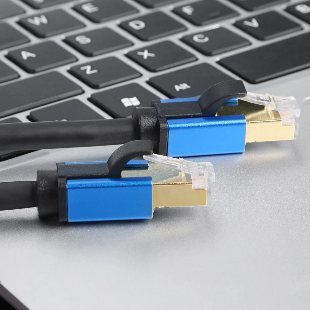 RJ45 Cat8 Ethenet кабель 26AWG Категория 8 сетевой патч корд синий бытовой компьютер