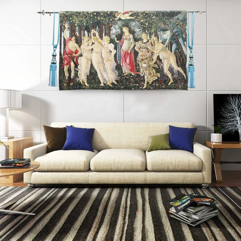 La Primavera итальянский настенный гобелен Sandro Botticelli's Allegory of Spring|belgium tapestry|tapestry