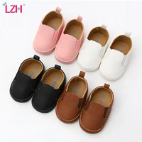 lzh autumn baby shoes 0 to 1 year old soft soled toddler non slip shoes 2021 newborn baby boy girls accessories casual kid shoes