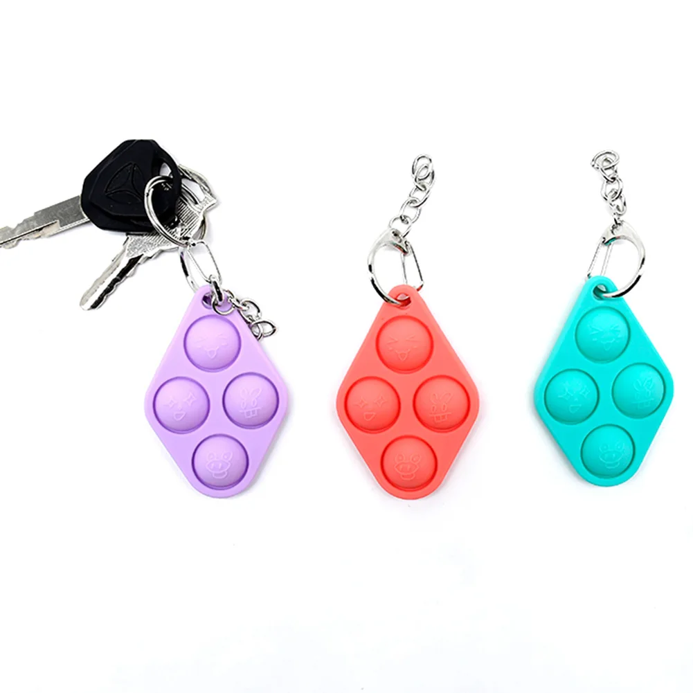 Simple Dimple sensorial Fidget juguete de alivio de estr&eacute;s llavero de burbujas juguetes para ni&ntilde;os adultos autismo necesita regalos-5