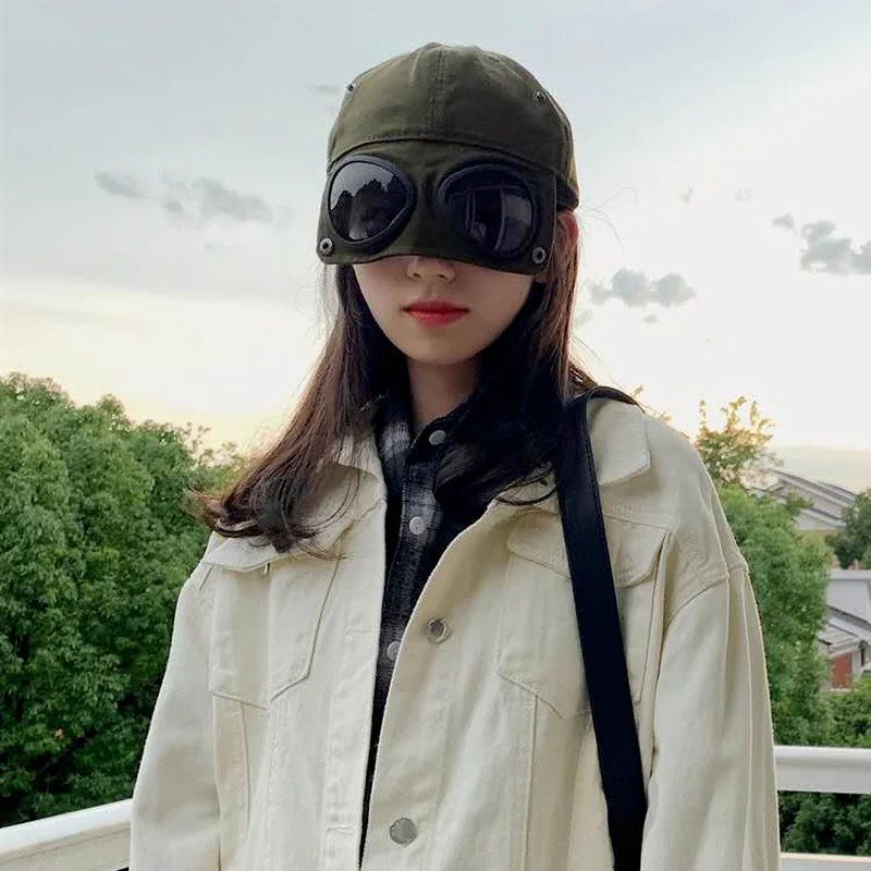 Модная кепка-Авиатор летние индивидуальные очки бейсболка для женщин унисекс