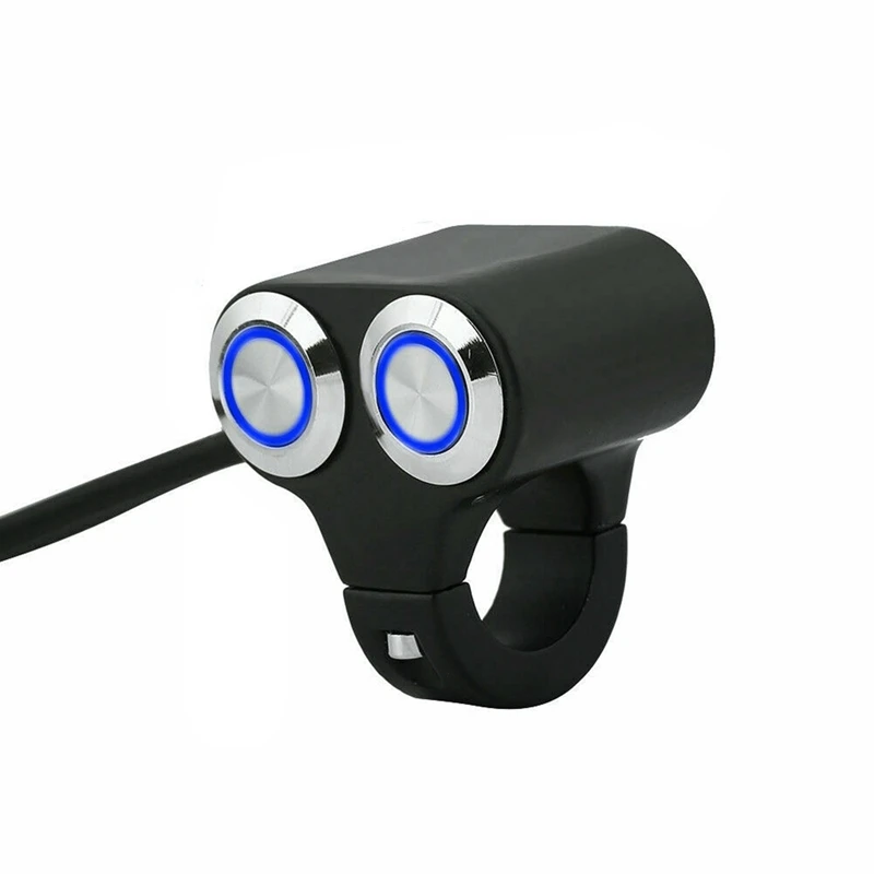 7/8 дюймов 22 мм мотоциклетный светильник на руль аварийный противотуманный