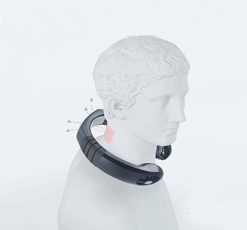 Арктический шейный кулер вентилятор свободные руки мини портативный