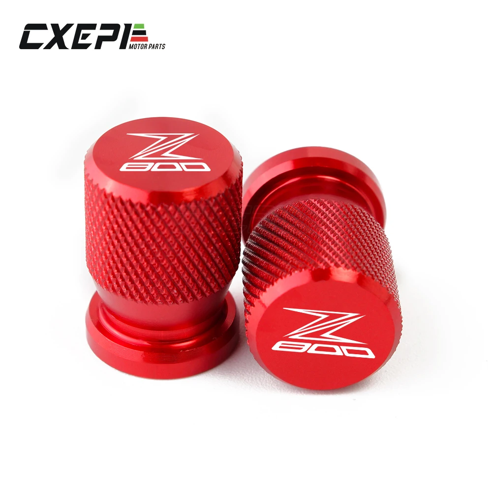 

New Motorcycle Accessories Wheel Tire Valve Stem Caps CNC Airtight Covers For KAWASAKI Z800 z800E version 2013 2014 2015 2016