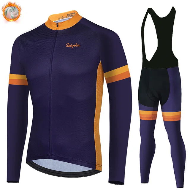 

Men's Winter Cycling Clothing Suit Quick-drying Team Anti-ultraviolet Long-sleeved Cycling Clothing Suit Ralvpha Newly launched