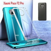 poco f2 pro case phone protective shell case for xiaomi poko f2 pro airbag black soft back cover 6 67 inch