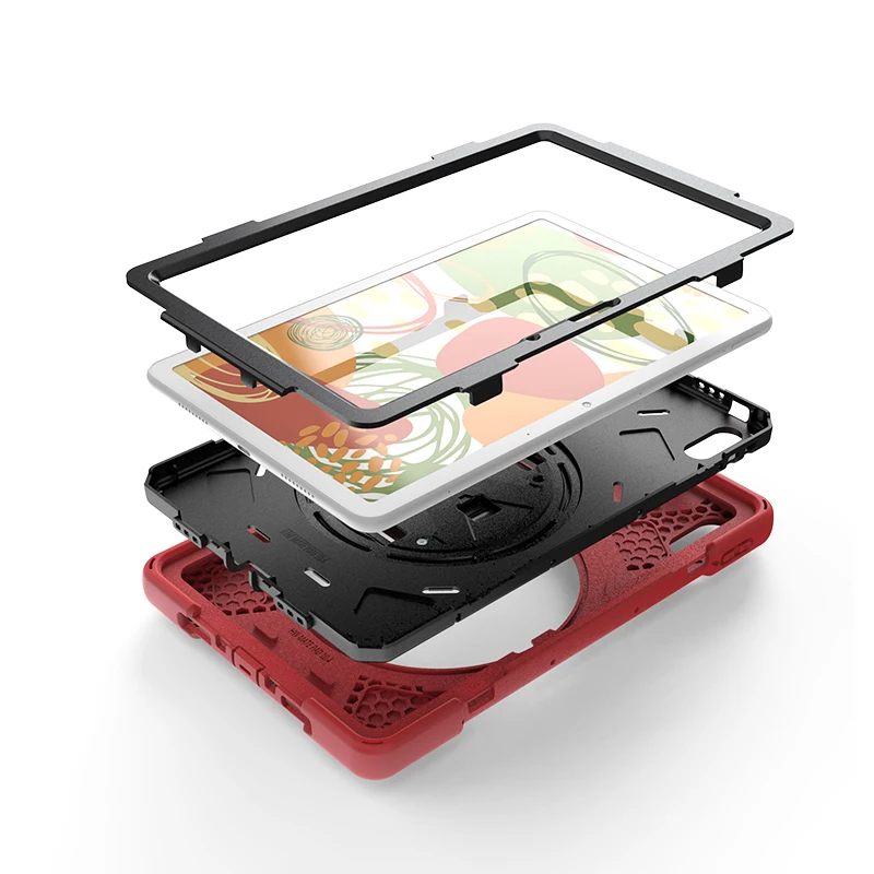 heavy duty shockproof case for huawei matepad 10 4 honor v6 10 4 new 2020 tablet pc kickstand silicon cover with shoulder strap free global shipping