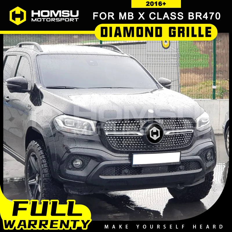 Бриллиантовая решетка Br W470 для Mercedz X Class автомобильный передний бампер Br470