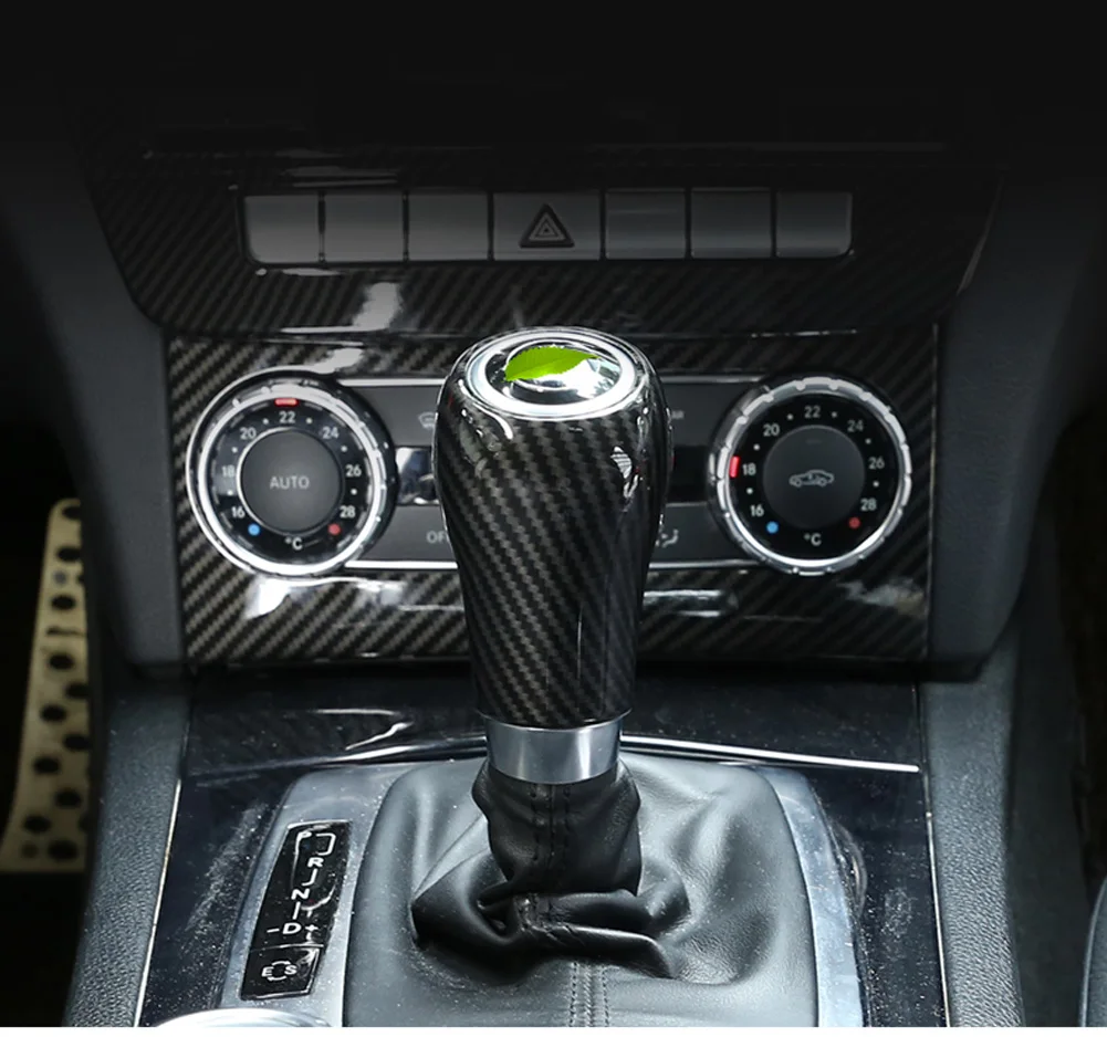 Для Mercedes Benz A C E G GLK CLS Class W169 W203 W204 W211 W212 W463 X204 W219 W218 автомобильный чехол для рычага переключения передач отделка Аксессуары