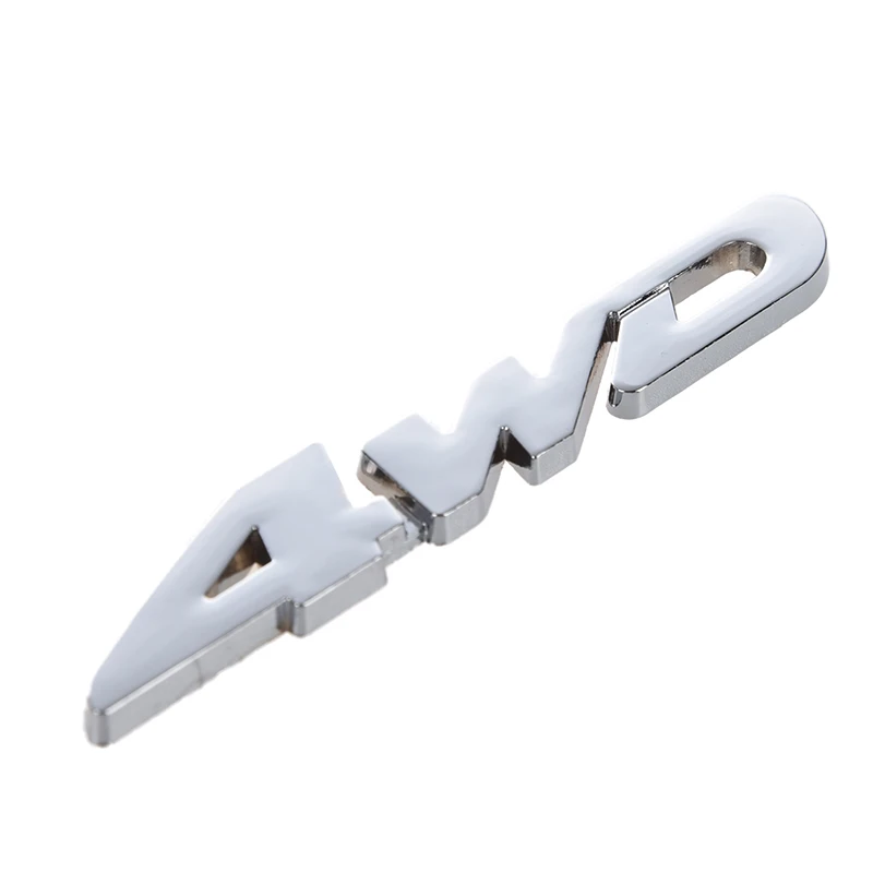 

4WD Displacement Car Chromed Emblem Badge Car Sticker Logo