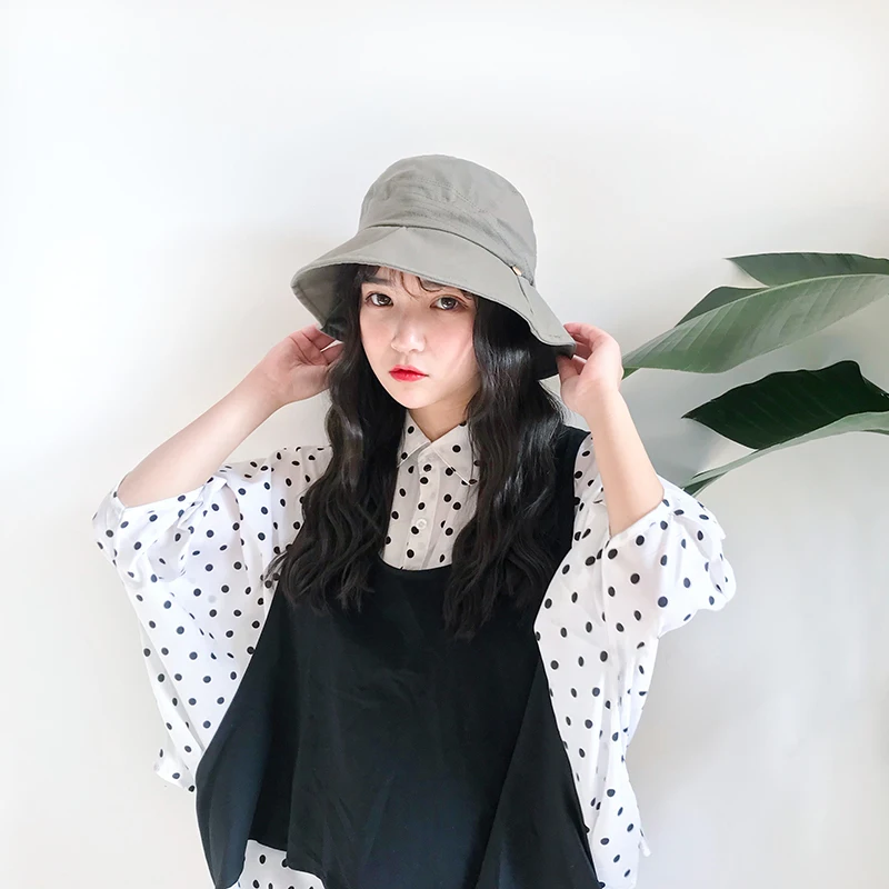 

2022 Canvas Summer Sun Hat For Women Packable Chapeu Feminino Praia Chapeau Femme Upf Wide Brim Bucket Cap Fashion AD417