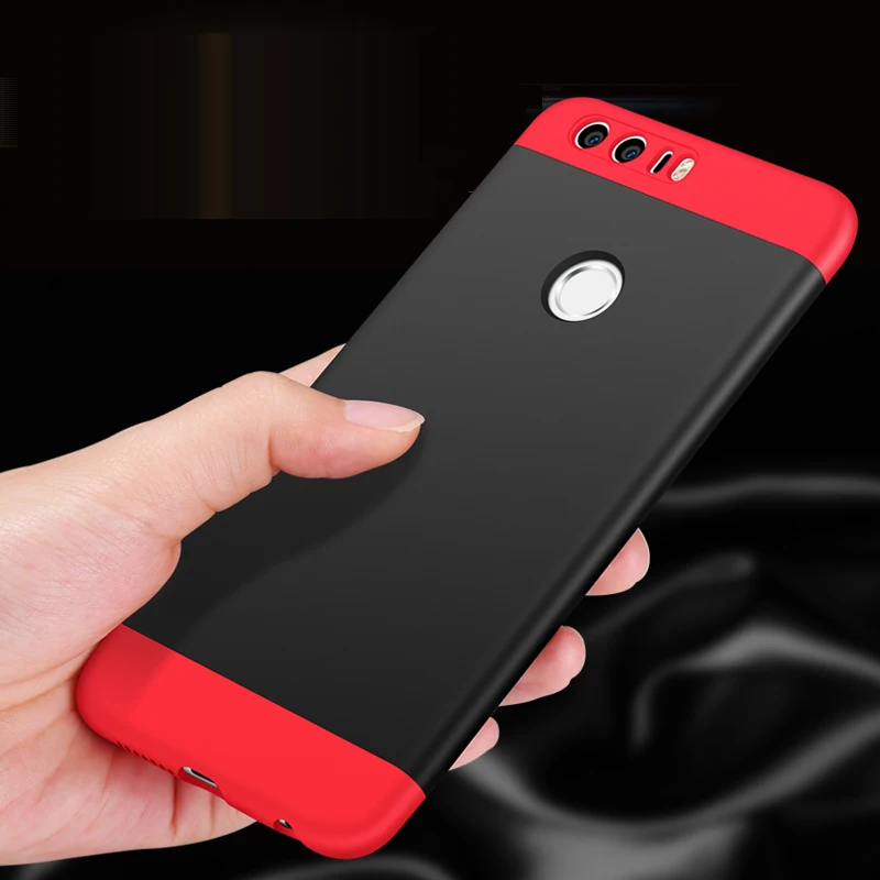 GKK Honor 8 чехол 360 полная защита Knight Armor для Huawei lite P8 P9 Lite 2017 GR3 Nova матовый жесткий