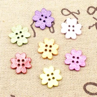 clothing accessories colorful buttons 15x15mm 50pcs