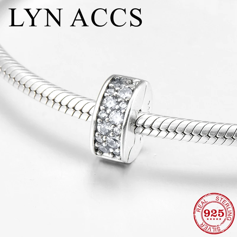 Новые Аутентичные 925 пробы серебряные Квадратные прозрачные чешские Изящные