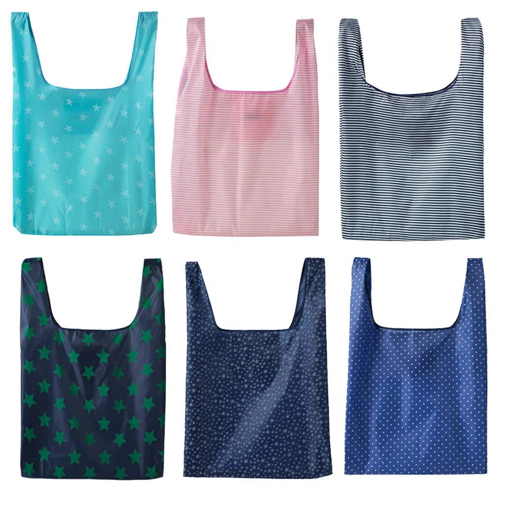 Многоразовые продуктовые сумки складная хозяйственная сумка Экологичная для