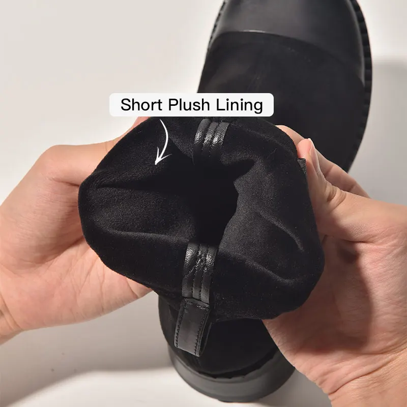 Женские ботильоны из телячьей кожи BeauToday осенне зимние полусапожки без застежек