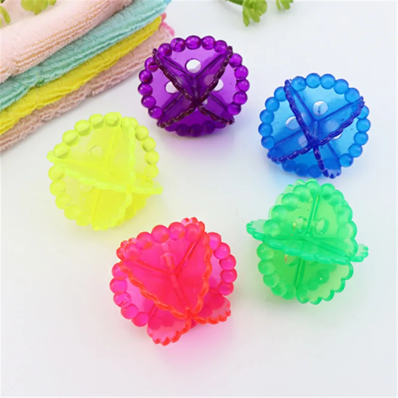 Разноцветные волшебные шарики для стирки | Дом и сад