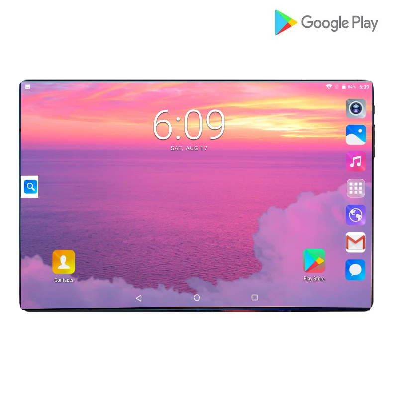 2019 Global 4G LTE 10 1 дюймов планшетный ПК Android 9 0 6 ГБ + 64 1280*800 ips большой экран 6000 мАч