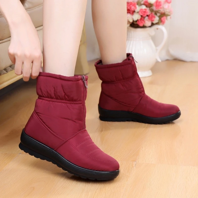 

Водонепроницаемые женские сапоги 2021 теплые плюшевые зимние сапоги для женщин Зимняя обувь на платформе зимние сапоги Женская легкая обувь