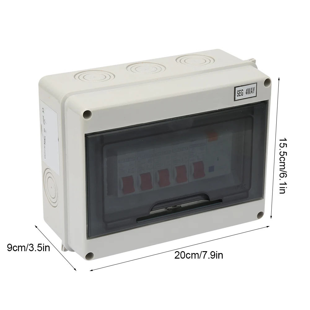 4 сторонний небольшой автоматический выключатель утечки 63 А 30 мА RCD + 4MCB 2*6A 20A 32a