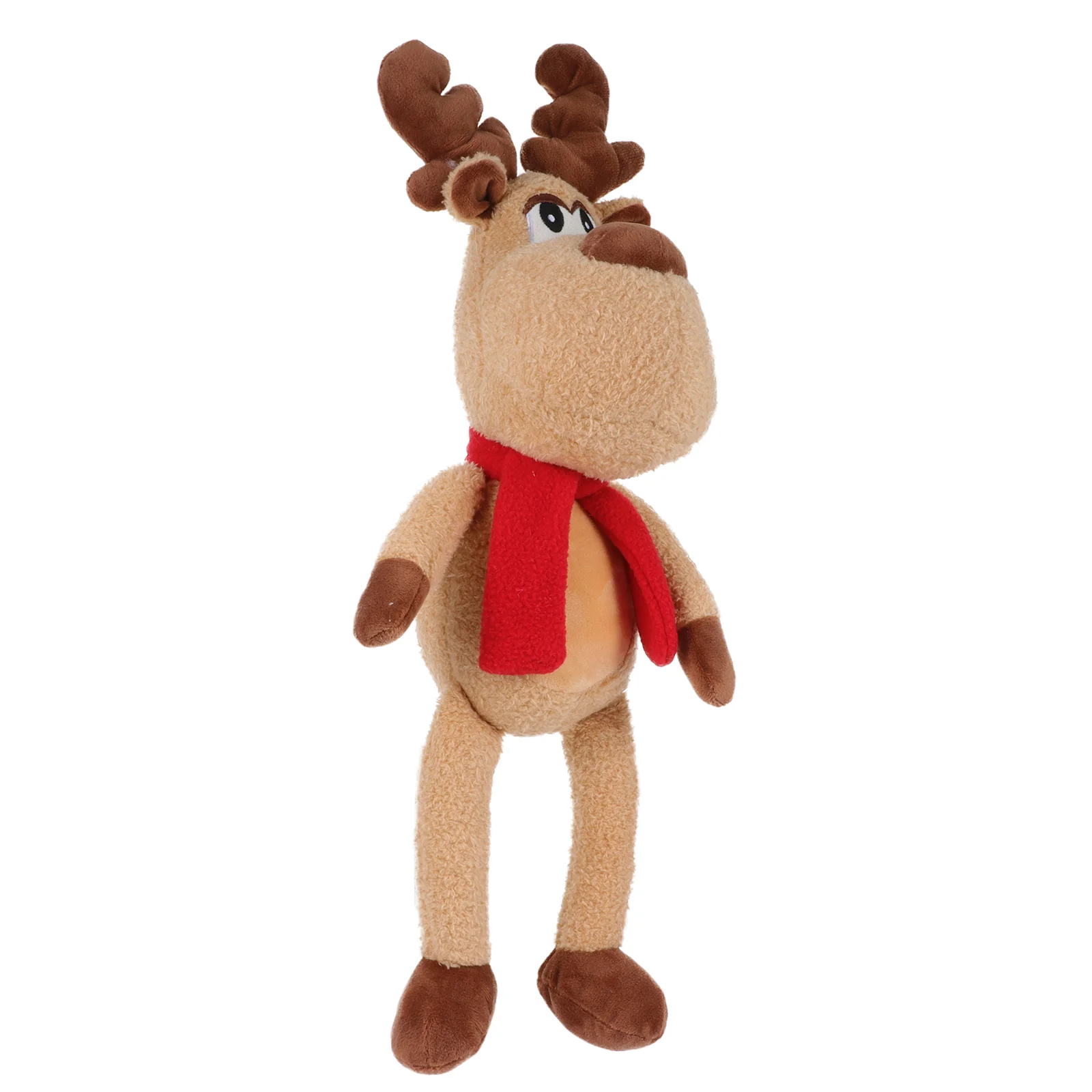 

1pc Lovely Christmas Elk Plush Doll Adorable Creative Deer Plush Xmas Doll