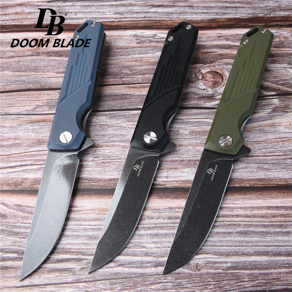 7 9 &quotFH11 60 61HRC ножи с шарикоподшипником фотоэлементов D2 стальные складные G10