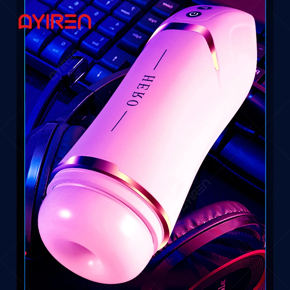 Автоматические Вибраторы AYIREN для мужчин мужские мастурбаторы зажим сила сосания