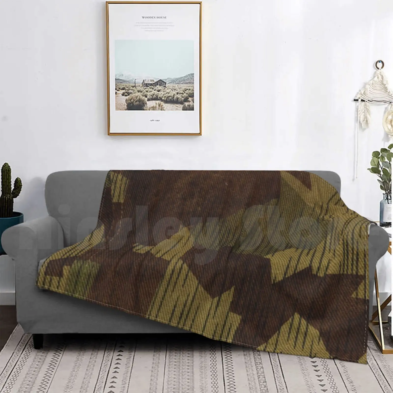 Splittertarn B люфтвафф Камуфляжный немецкий Ww2 одеяло для дивана кровати путешествия