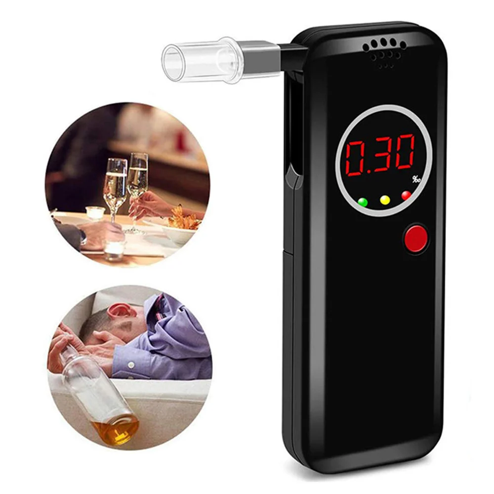

1 шт. ручной цифровой алкоголь тестер Профессиональный алкотестер тестер алкоголя обнаружения устройства с ЖК-дисплей Дисплей Тестер спирт...