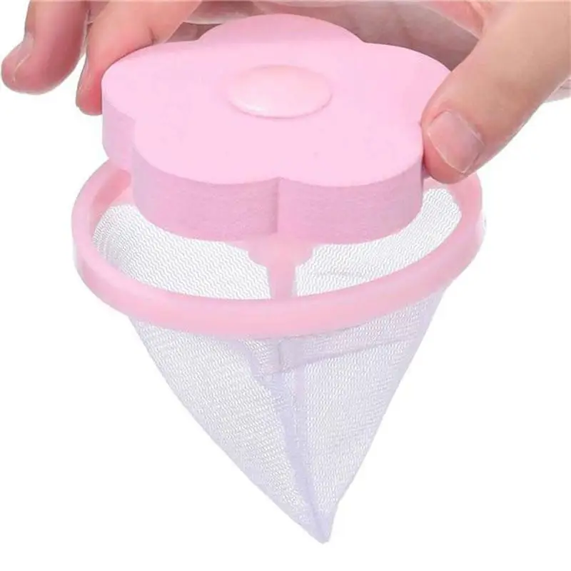 

4 Pcs Floating Hair Filtering Mesh Removal Lint Catcher Prevent Washing Machine Clogging for Fluffy Pet Owner