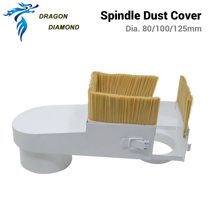 Free Postage Spindle Dust Shoe Cover Brush For CNC Router Dia. 80 -125 mm Vacuum Cleaner Milling Machine Tool Инструменты