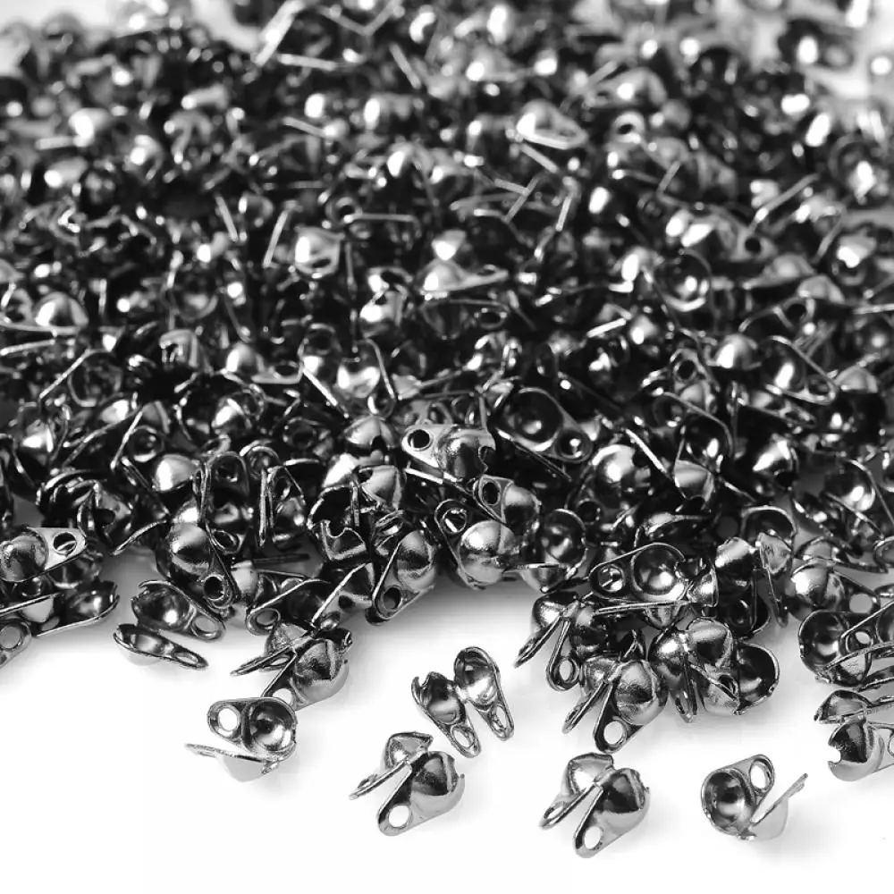 500 шт./пакет Соединительная застежка фитинг 2 мм Шариковая цепь обжимные