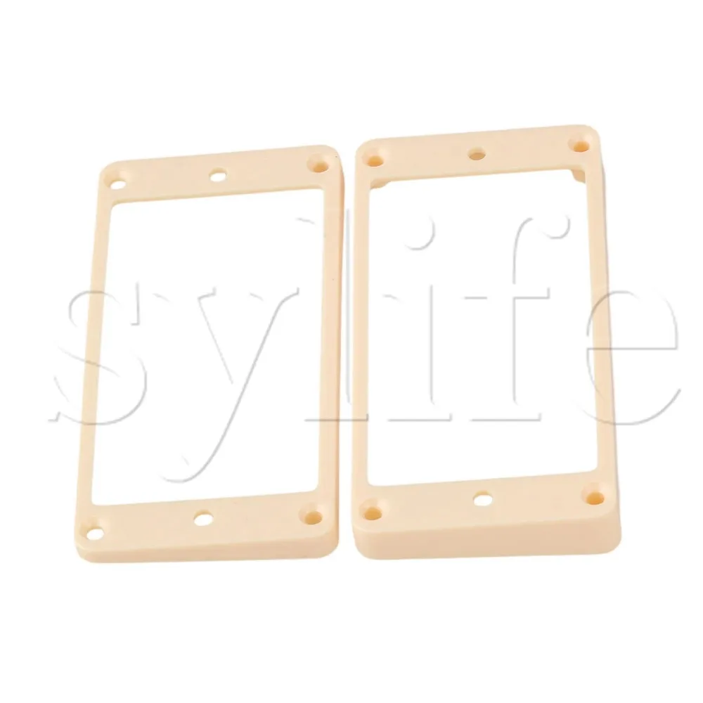 Humbucker пикапа кольцо изогнутое дно слоновой кости для гитары|Детали и аксессуары