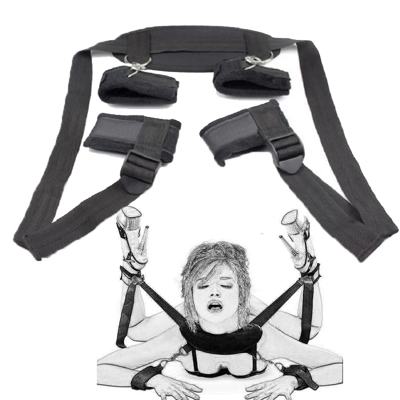 Взрослые Эротические Бриджи и Манжеты Для лодыжек БДСМ бондаж под кроватью