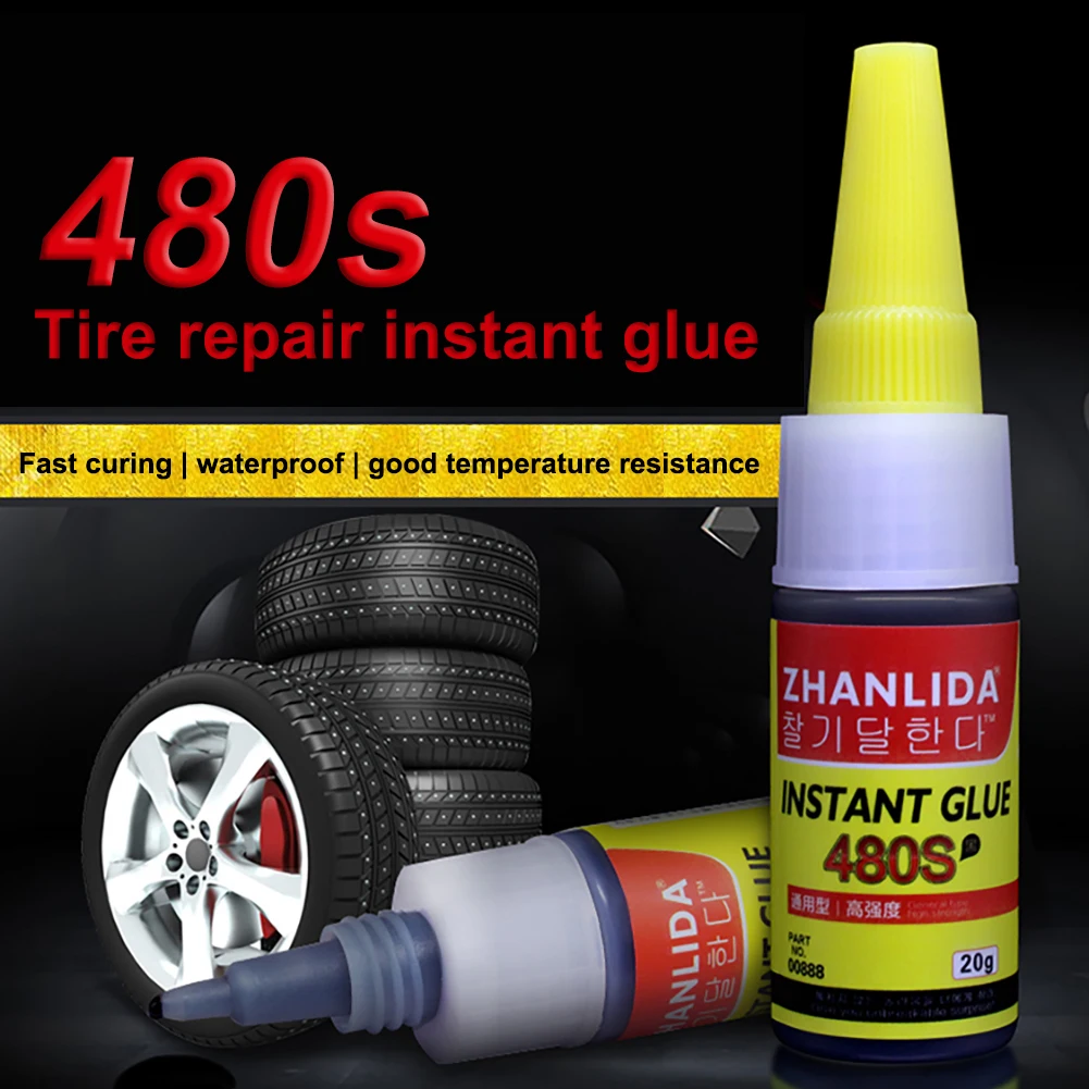 Клей для ремонта автомобильных шин, герметизирующие клейкие уплотнители, супер герметичный клей для ремонта автомобильной резины, фотолюм...