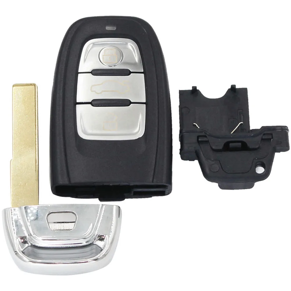 3 + 1/4 кнопки умный чехол для пульта дистанционного управления Audi A3 A4 A5 A6 Q5 Q8 S4 с