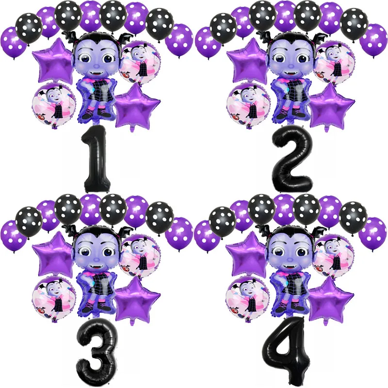 Новый Вампир Девушка с воздушными шарами для дня рождения Anniversaire вечерние