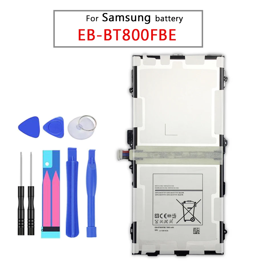 Замена батареи ноутбука EB BT800FBE 7900mAh для Samsung Galaxy Tab S 10 5 T800 T801 T805|Батареи планшетов и