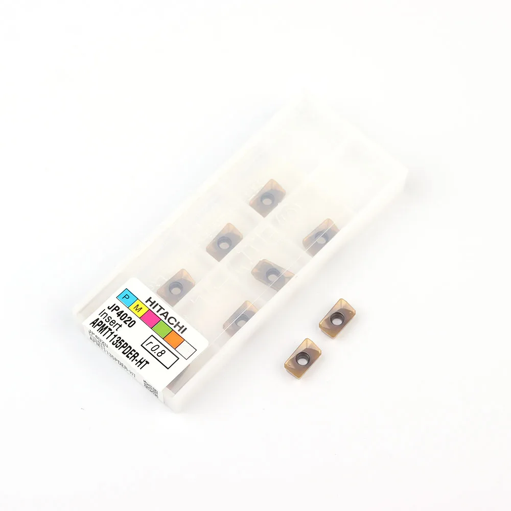 10 шт. APMT1135 APMT1604 PDER HT JP4020 100% оригинальная твердосплавная вставка HITACHI фрезерный