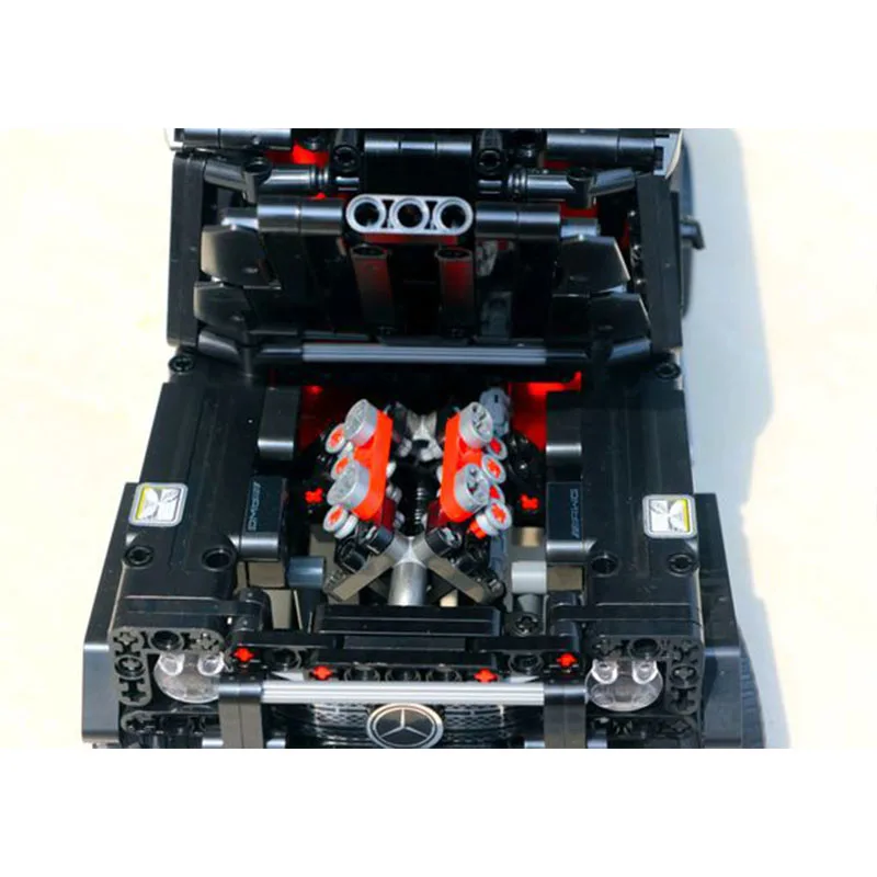 701960 1343 шт. Creator Technic серия MOC G500 большой G строительные блоки кирпичи детские игрушки Рождественский подарок