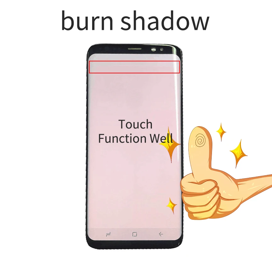 Жидкокристаллический дисплей Burn Shadow для SAMSUNG GALAXY Note 3 оригинальный 5 7 дюйма с
