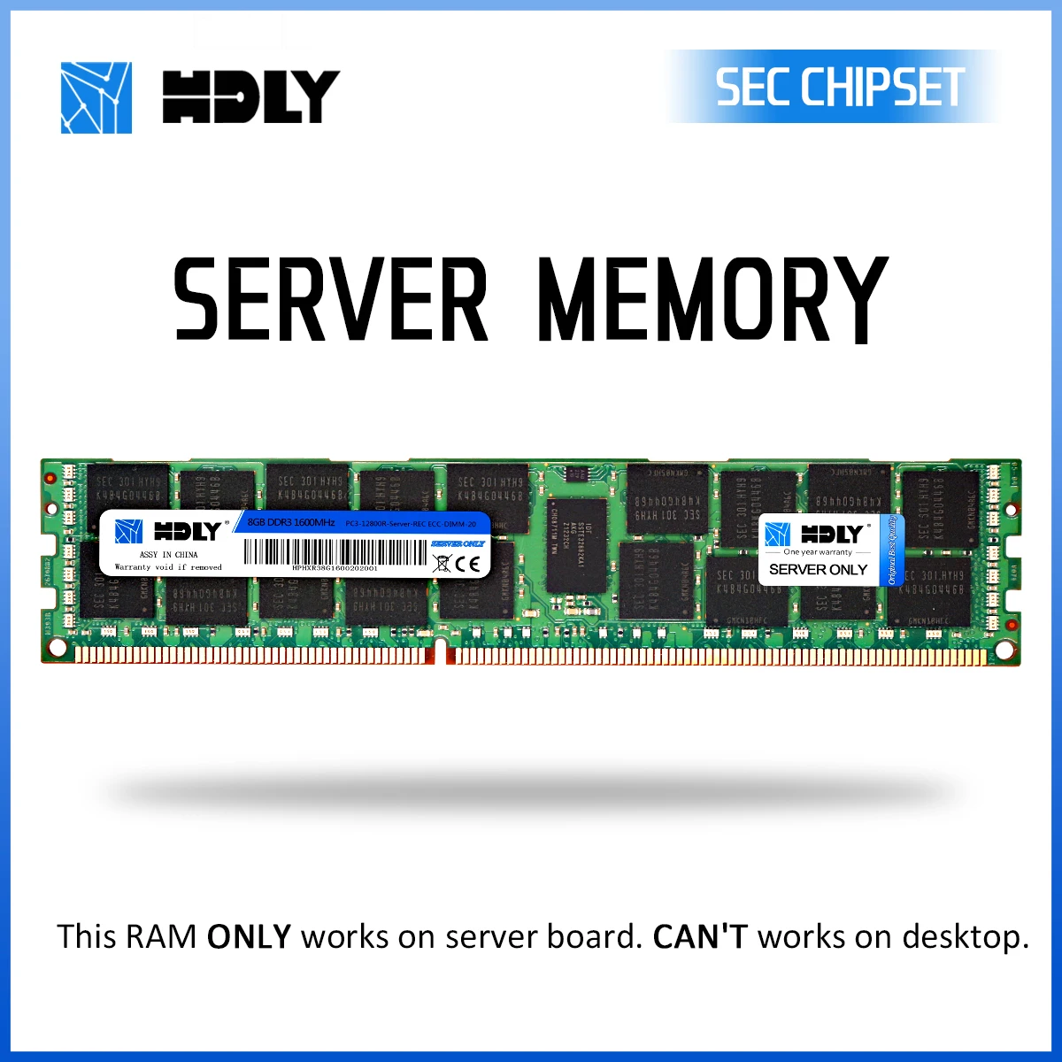 Серверная оперативная память HDLY DDR3 4 ГБ 8 16 32 1333 МГц 1600 1866 REG ECC 2011 1366 pin ЦП x58 x79