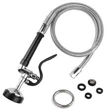 Spray Valve With 96cm Pre-rinsing Hose Kitchen Dishwashing Shower Hose Bathroom Faucets  Shower System
