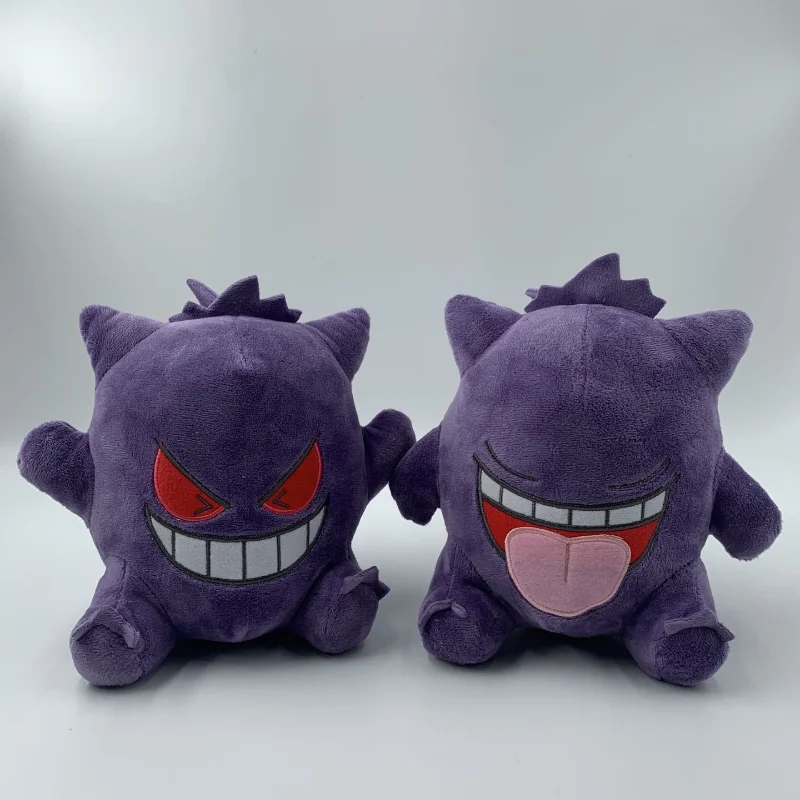 

TAKARA TOMY Stuffed Animals pokemon 18cm Gengar High quality short plush toy doll Super luxury Holiday gifts for children